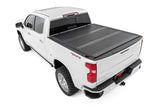 Hard Low Profile Bed Cover | 5'9" Bed | Rail Caps | Chevrolet Silverado/GMC Sierra 1500 | 2014-2018 | Rough Country | 47119551B