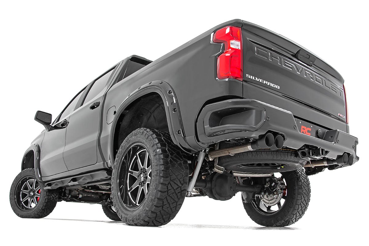 Performance Cat-Back Exhaust | 6.2L | 5'8" & 6'6" Bed | Chevrolet Silverado/GMC Sierra 1500 | 2019-2022 | Rough Country | 96014