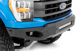 High Clearance Front Bumper | LED Lights & Skid Plate | Ford F-150 | 2021-2022 | Rough Country | 10809A