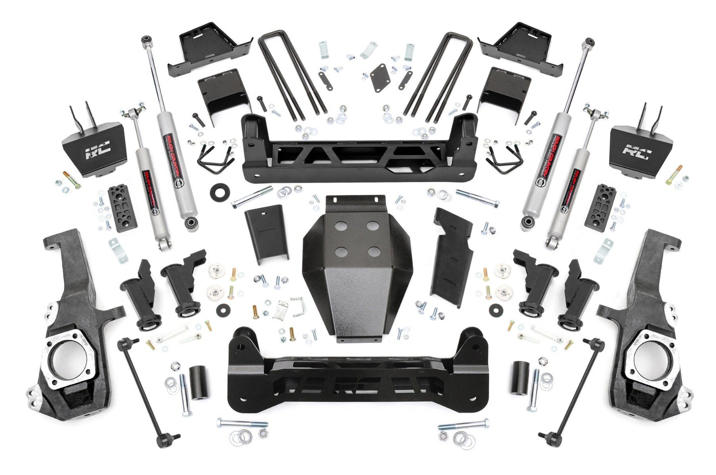 7 Inch Lift Kit | Torsion Drop | Chevrolet Silverado/GMC Sierra 2500HD/3500HD | 2020-2022 | Rough Country | 11730