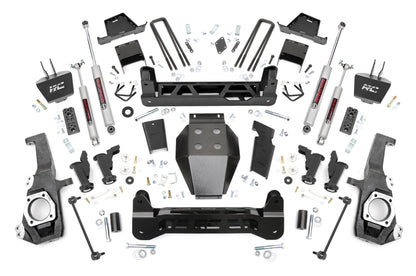 7 Inch Lift Kit | Torsion Drop | Chevrolet Silverado/GMC Sierra 2500HD/3500HD | 2020-2022 | Rough Country | 11730