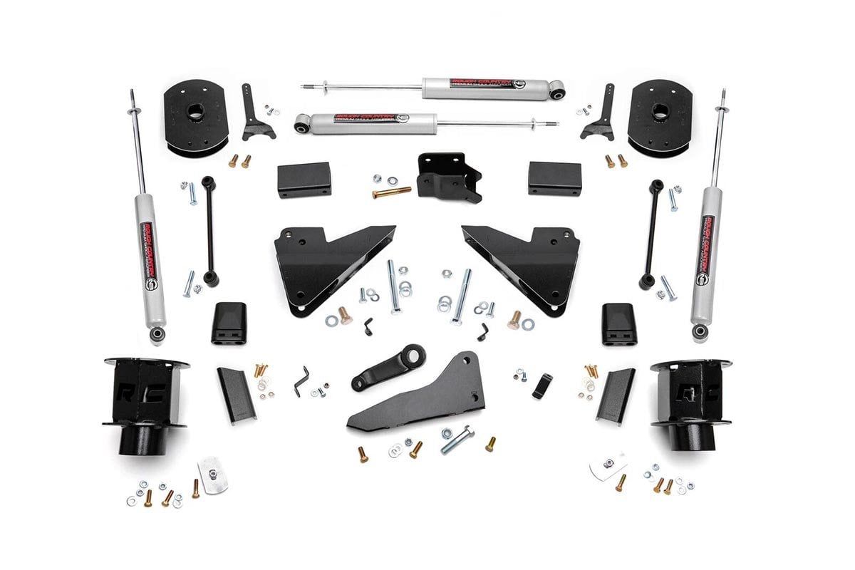 5 Inch Lift Kit | Radius Drop Arm Coil Spacer | RAM 2500 4WD | 2014-2018 | Rough Country | 35720