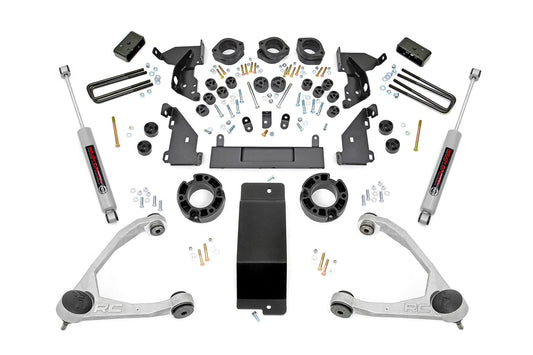 4.75 Inch Lift Kit | Combo Steel Arms | Chevrolet Silverado/GMC Sierra 1500 | 2014-2015 | Rough Country | 292.2