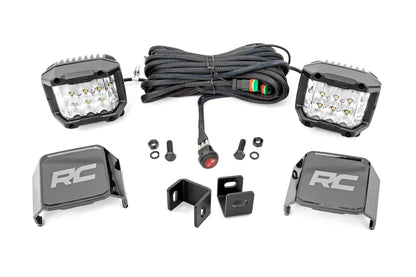 LED Light | Ditch Mount | 3" OSRAM | Wide | Toyota Tundra | 2022-2022 | Rough Country | 71075