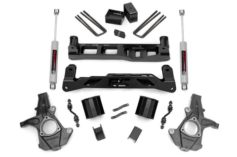 5 Inch Lift Kit | Alum/Stamp Steel | Chevrolet Silverado/GMC Sierra 1500 | 2014-2018 | Rough Country | 24831