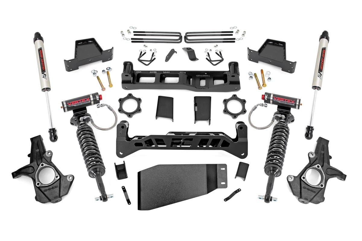 7.5 Inch Lift Kit | Vertex/V2 | Chevrolet Silverado/GMC Sierra 1500 4WD | 2007-2013 | Rough Country | 26457