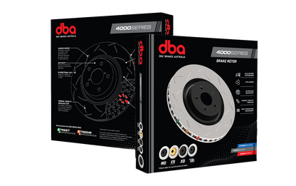 2008-2009 Pontiac G8 & More | DBA 4000 Series XS Cross-Drilled/Slotted Brake Rotor [Rear] | DBA42029BLKXS