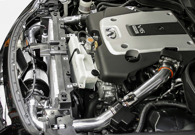 2008-2013 Infiniti G37, 2014-2015 Infiniti Q60 - STILLEN Air Intake - (Gen 3) Dual Ultra Long Tube w/ Shield - Dry Filter - 402846DF