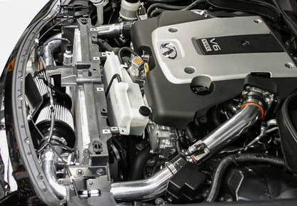 2008-2013 Infiniti G37, 2014-2015 Infiniti Q60 - STILLEN Air Intake - (Gen 3) Dual Ultra Long Tube w/ Shield - Dry Filter - 402846DF