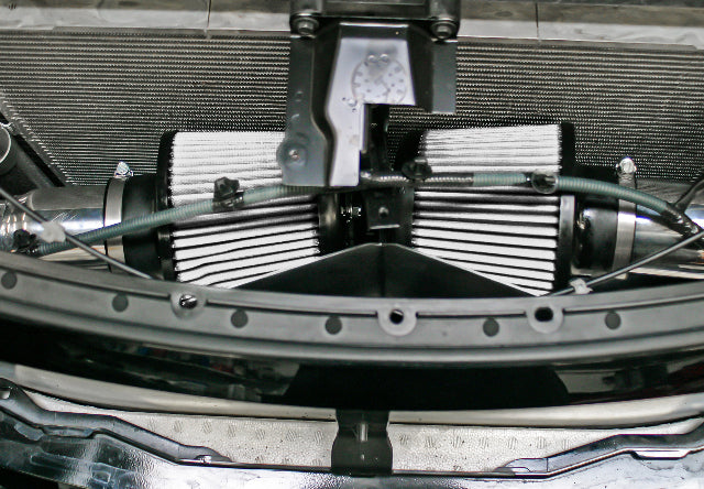 2008-2013 Infiniti G37, 2014-2015 Infiniti Q60 - STILLEN Air Intake - (Gen 3) Dual Ultra Long Tube w/ Shield - Dry Filter - 402846DF