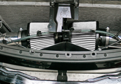 2008-2013 Infiniti G37, 2014-2015 Infiniti Q60 - STILLEN Air Intake - (Gen 3) Dual Ultra Long Tube w/ Shield - Dry Filter - 402846DF