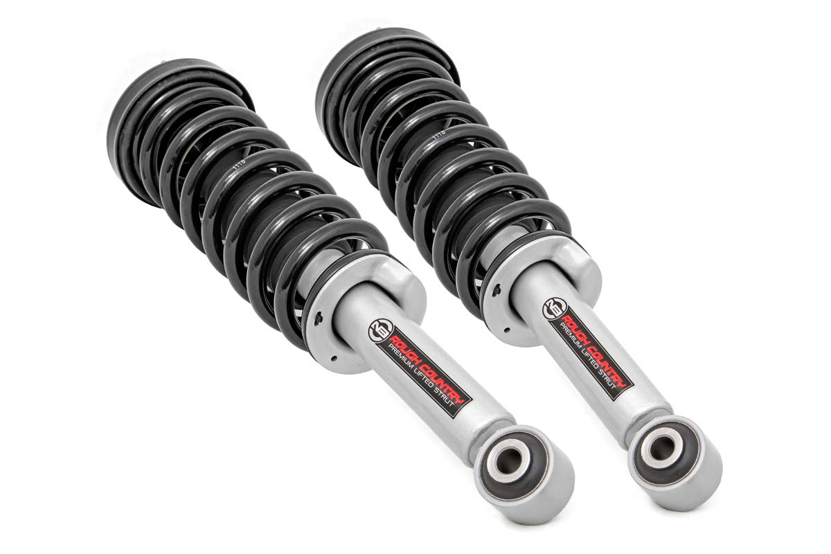 Loaded Strut Pair | 6 Inch | Nissan Frontier 4WD | 2005-2022 | Rough Country | 501058