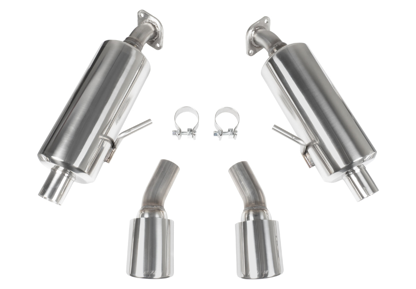 2016-2018 Infiniti Q50 [2.0t] - STILLEN Axle Back Exhaust System w/ Polished Tips - 504443