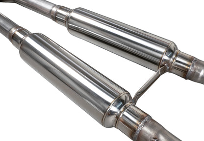 2006-2010 Infiniti M45 - STILLEN Stainless Steel Near Cat-Back Exhaust System - 504445