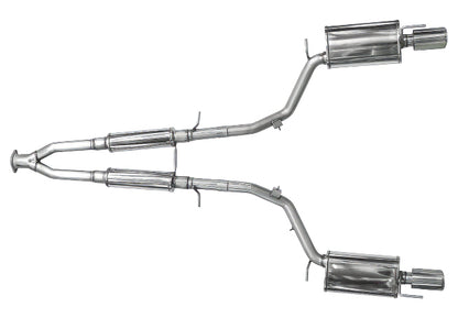 2006-2010 Infiniti M45 - STILLEN Stainless Steel Near Cat-Back Exhaust System - 504445