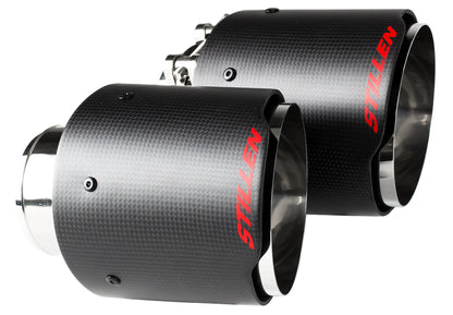 2016-2024 Infiniti Q50 [3.0t] - STILLEN Cat Back Exhaust w/ Carbon Fiber Tips - 504450