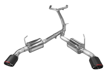 2016-2024 Infiniti Q50 [3.0t] - STILLEN Cat Back Exhaust w/ Carbon Fiber Tips - 504450