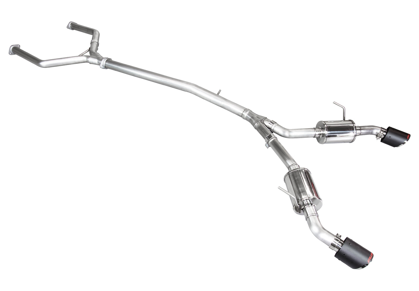 2016-2024 Infiniti Q50 [3.0t] - STILLEN Cat Back Exhaust w/ Carbon Fiber Tips - 504450