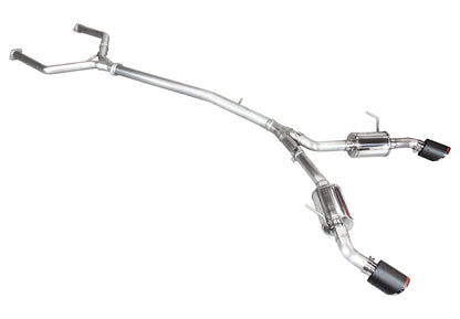 2016-2024 Infiniti Q50 [3.0t] - STILLEN Cat Back Exhaust w/ Carbon Fiber Tips - 504450