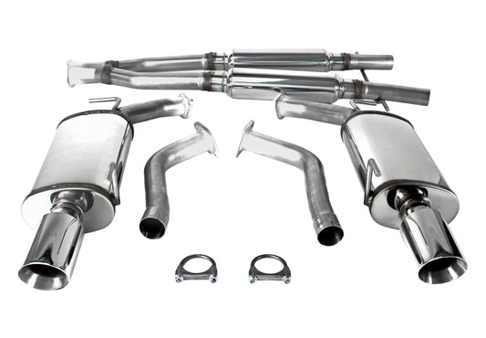 2011-2013 Infiniti M56 / 2014-2018 Q70] - STILLEN Stainless Steel Near Cat-Back Exhaust System - 504456