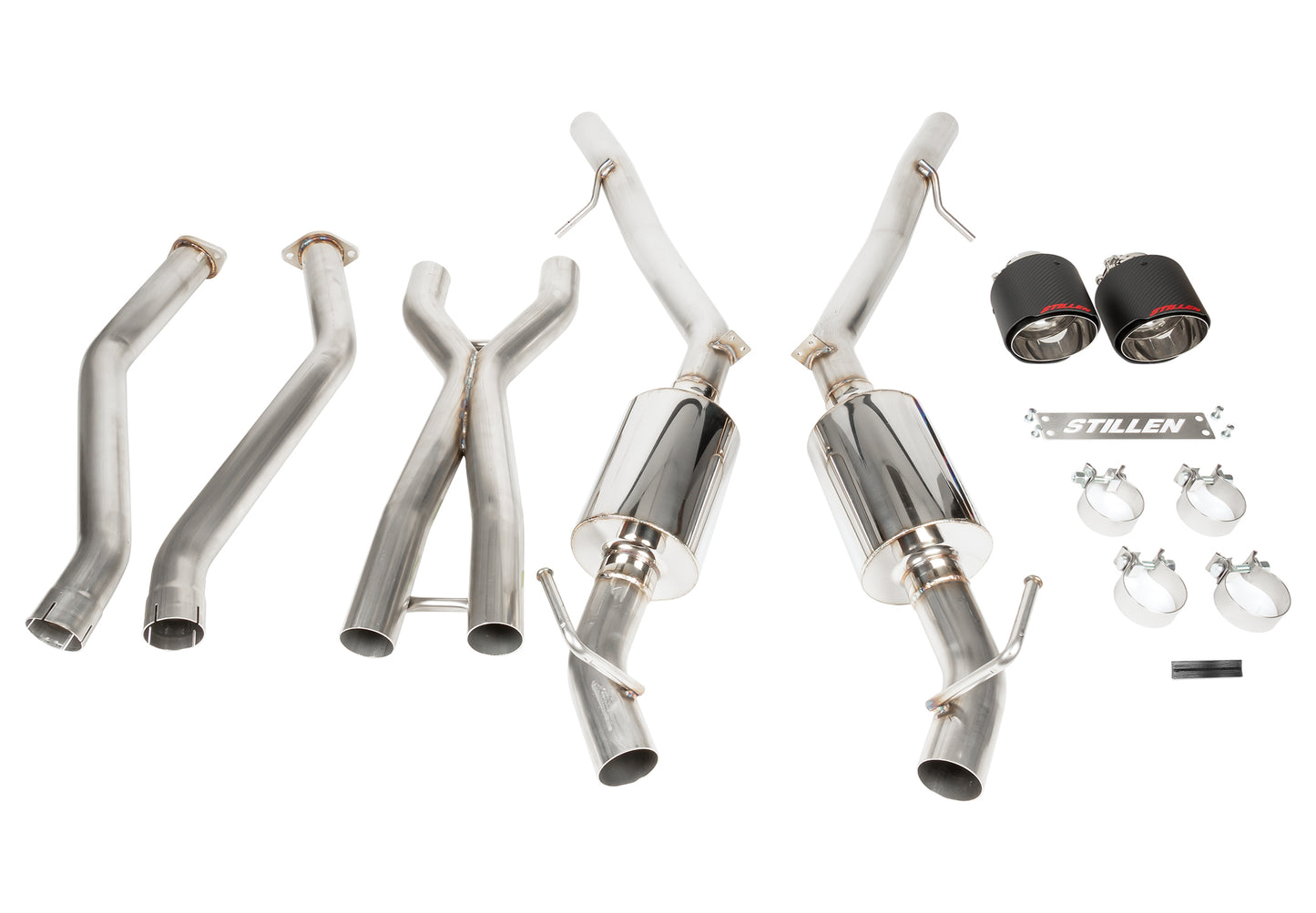 2023-2026 Nissan Z - STILLEN Cat Back Exhaust "Street Series" - 504503 / 504504 / 504505