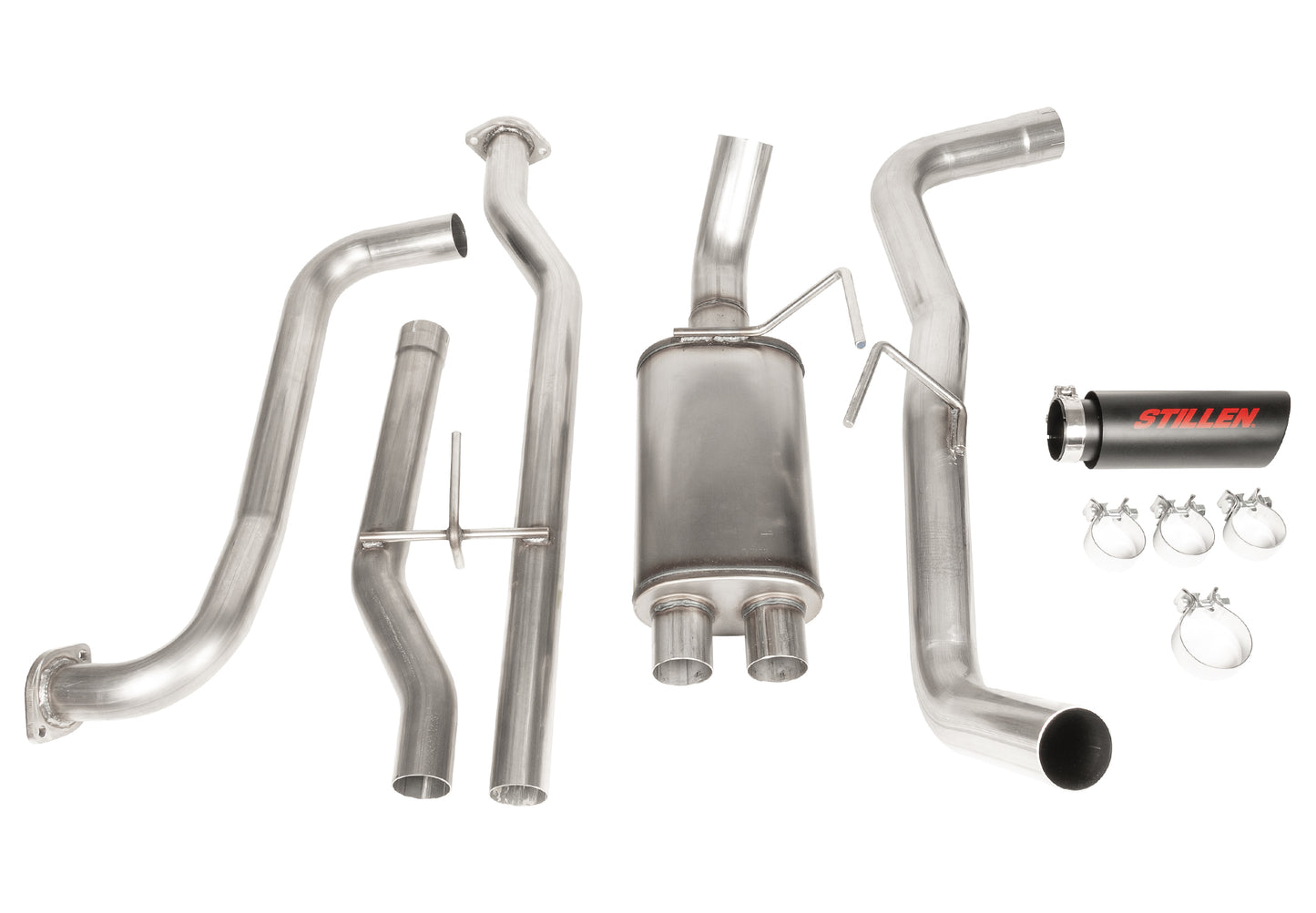 2022-2026 Nissan Frontier - STILLEN Cat-Back Exhaust System w/ Black Tip - 509461
