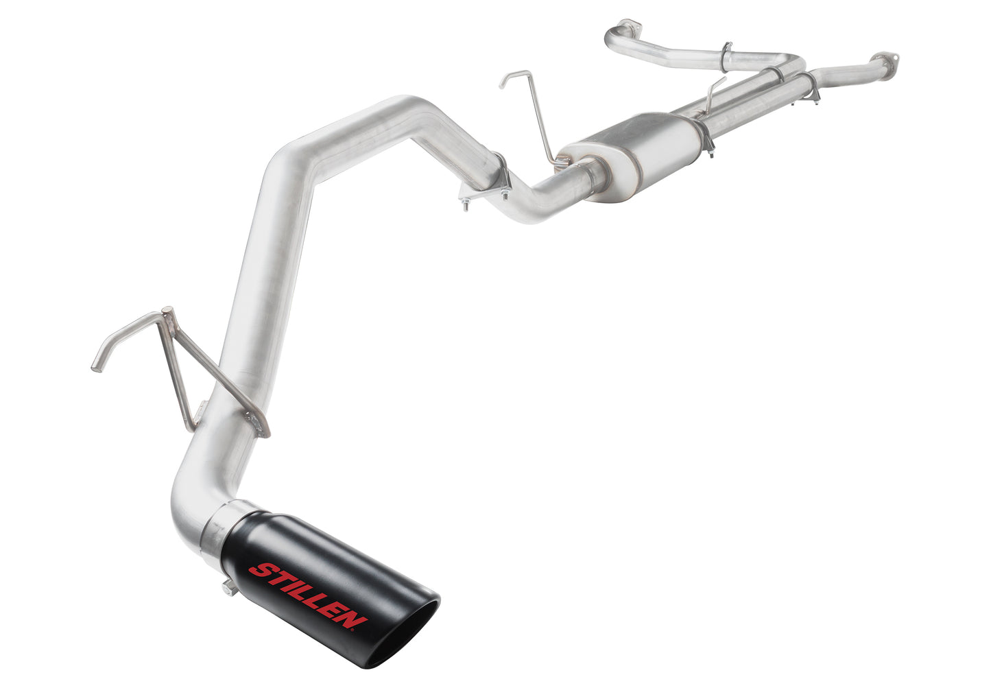 2016-2024 Nissan Titan [5.6L] (NON-XD) 2WD/4WD - STILLEN Cat-Back Exhaust - Black Tip - 509561