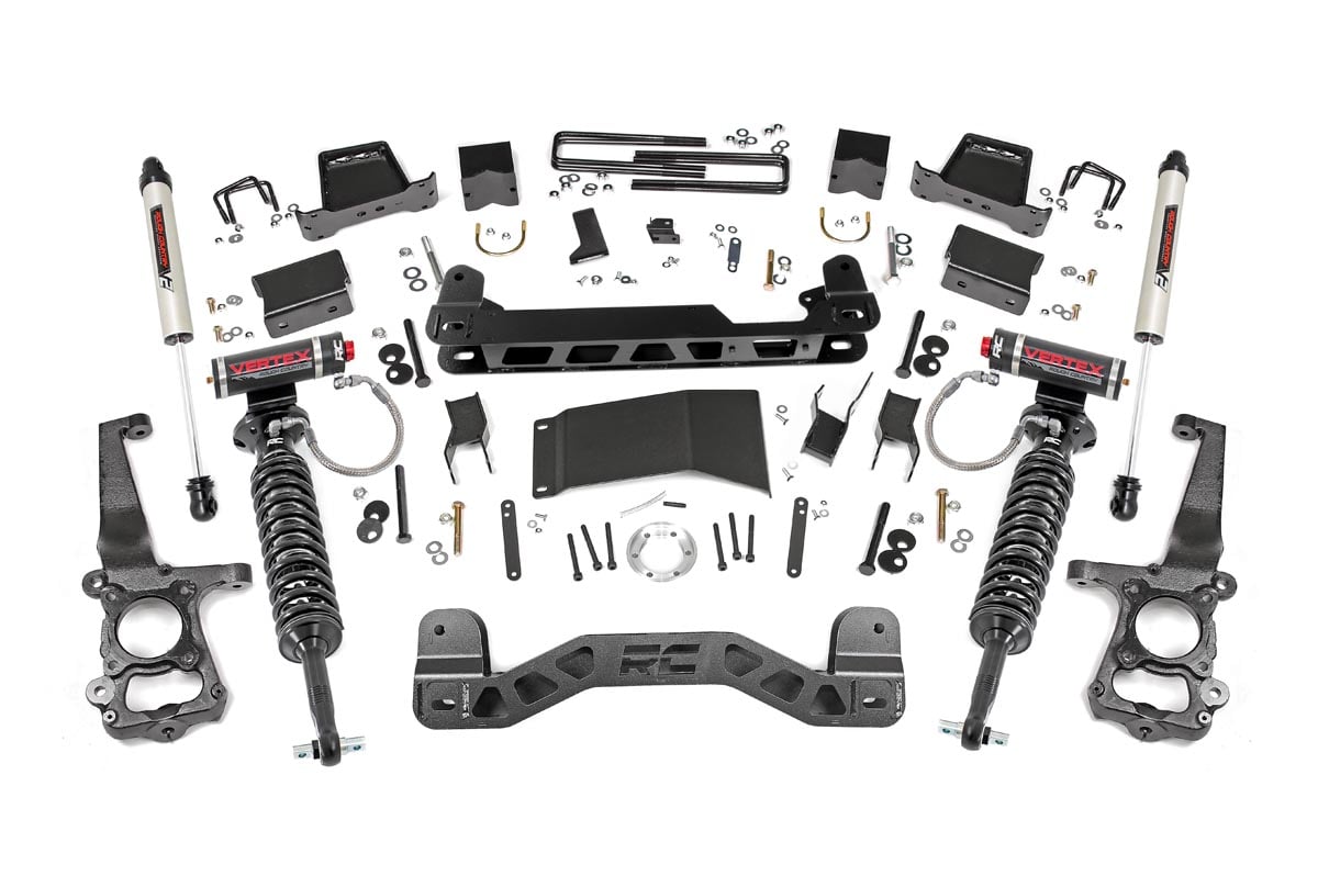 6 Inch Lift Kit | Vertex/V2 | Ford F-150 4WD | 2015-2020 | Rough Country | 55757