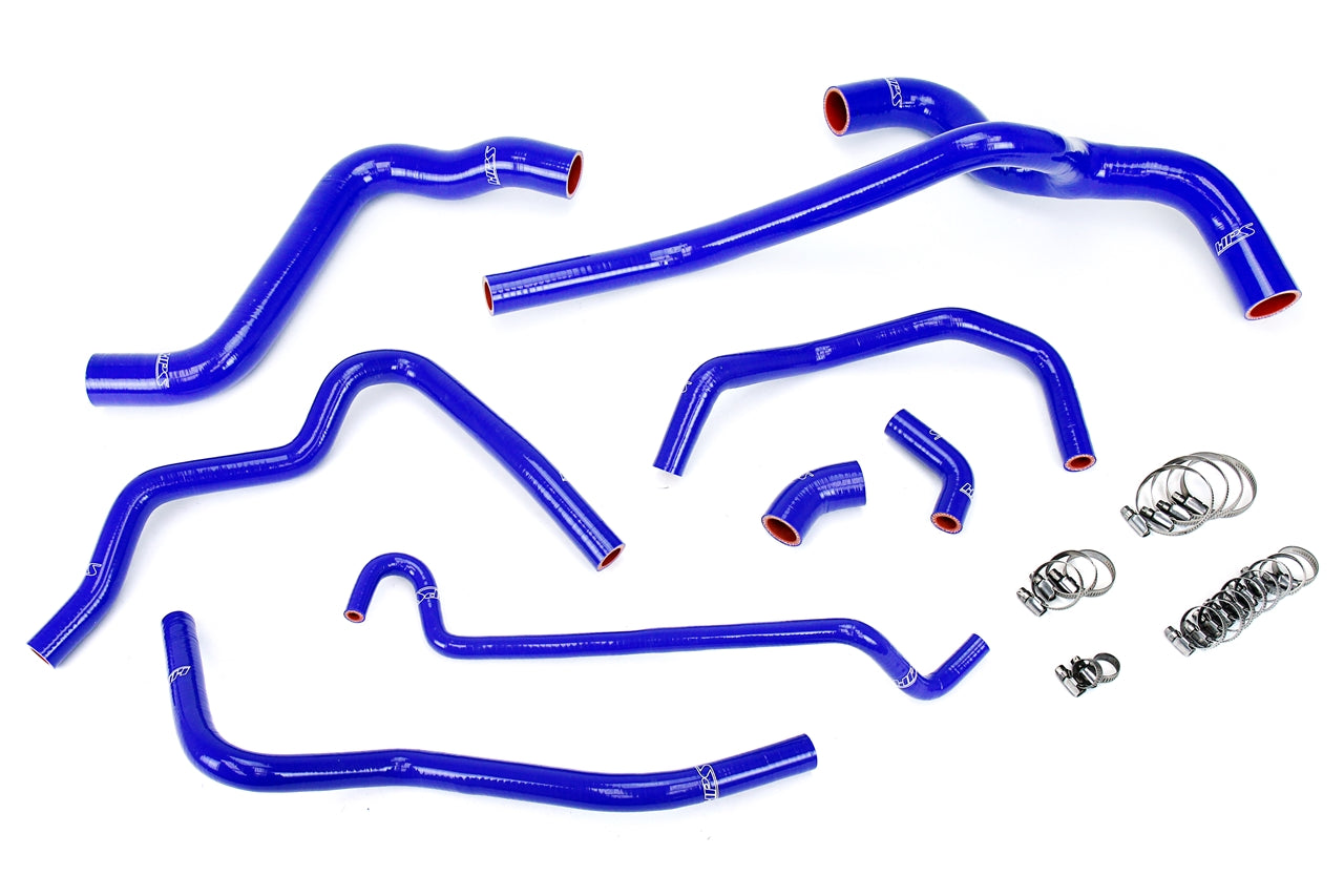 HPS 57-1400-BLUE Ford 2005-2010 Mustang 4.0L V6-Radiator + Heater Hose