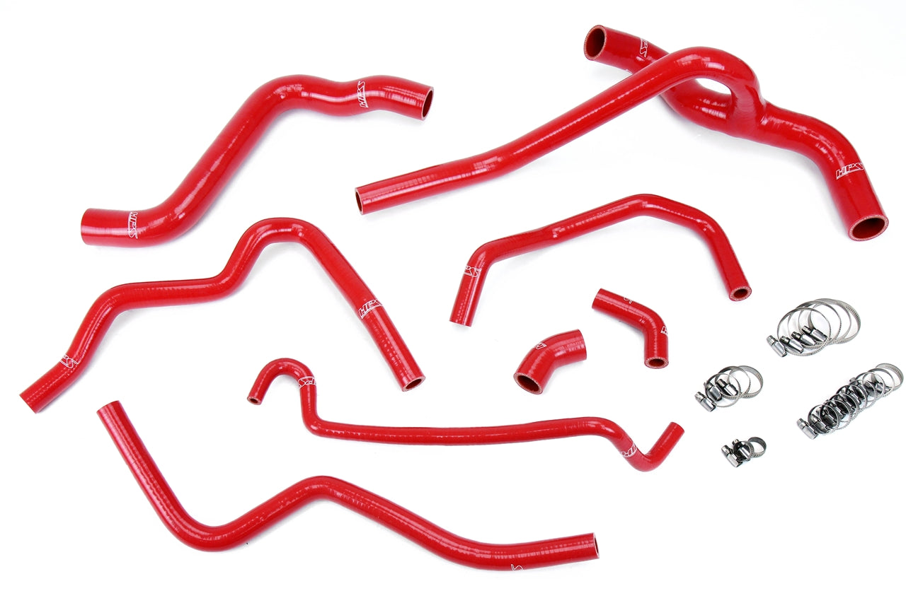 HPS 57-1400-RED Ford 2005-2010 Mustang 4.0L V6-Radiator + Heater Hose
