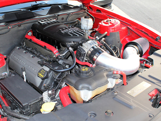 HPS 57-1429-RED Ford 2011-2014 Mustang GT 5.0L V8 (includes Boss 302)-Radiator + Heater Hose
