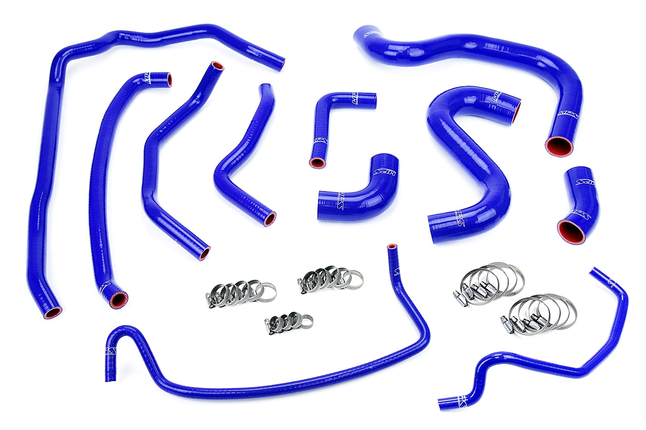 HPS 57-1502-BLUE Ford 2015-2016 Mustang GT 5.0L V8-Radiator + Heater Hose