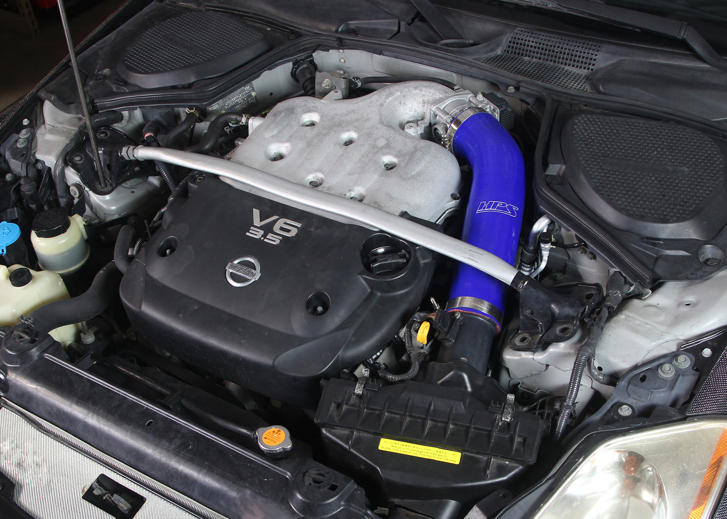 HPS 57-1591-BLUE Nissan 2003-2006 350Z 3.5L V6-Intake Hose