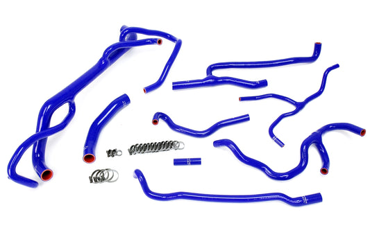 HPS 57-1707-BLUE Chevy 2016-2017 Camaro SS Coupe 6.2L V8-Radiator + Heater Hose