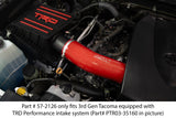 HPS 57-2126-RED Toyota 2016-2022 Tacoma 3.5L V6-Intake Hose