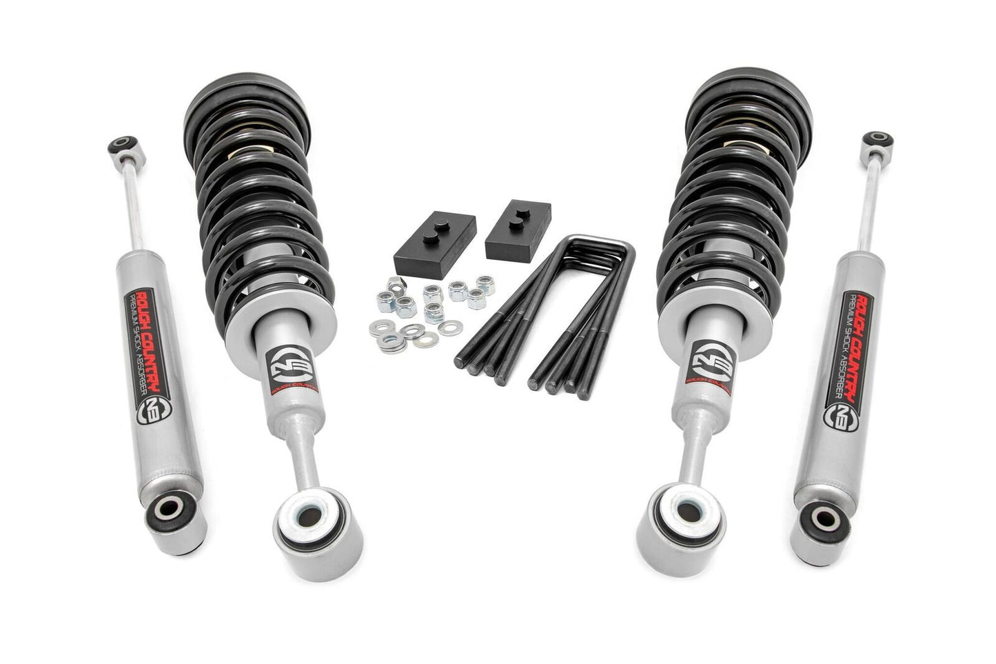 2.5 Inch Lift Kit | N3 Struts/N3 | Ford F-150 2WD/4WD | 2004-2008 | Rough Country | 57031