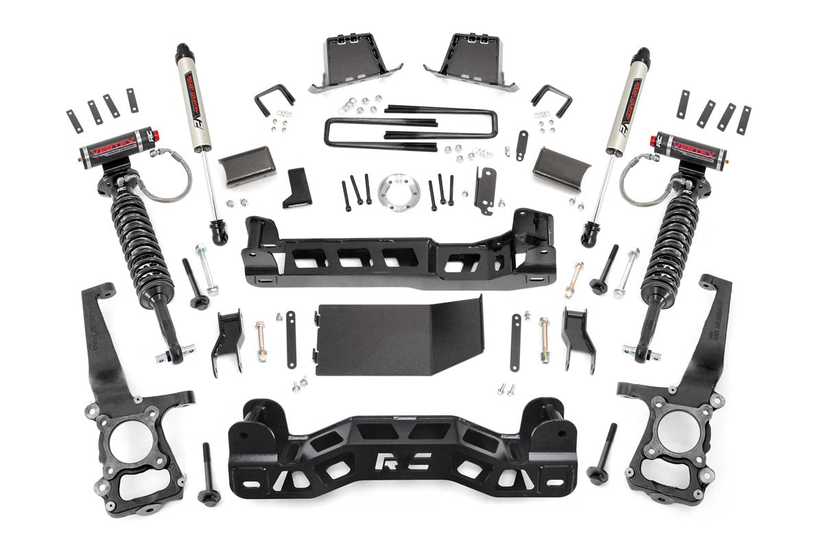 6 Inch Lift Kit | Vertex/V2 | Ford F-150 4WD | 2014-2014 | Rough Country | 57557