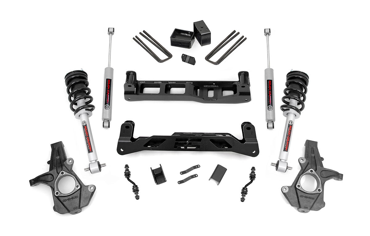 5" Lift Kit | Alu/Stamp Steel | N3 Struts | Chevrolet Silverado/GMC Sierra 1500 | 2014-2018 | Rough Country | 24834