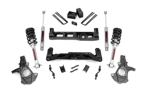 5" Lift Kit | Alu/Stamp Steel | N3 Struts | Chevrolet Silverado/GMC Sierra 1500 | 2014-2018 | Rough Country | 24834