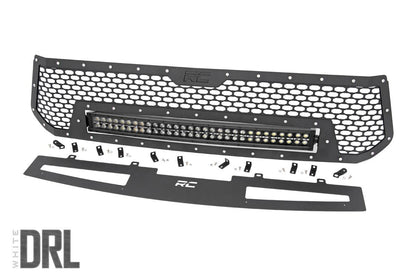 Mesh Grille | 30" Dual Row LED | Black | White DRL | Toyota Tundra | 2014-2017 | Rough Country | 70225