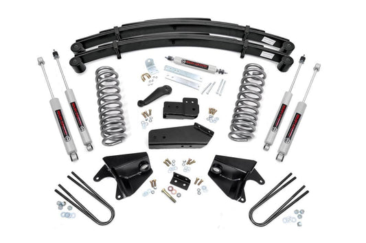 4 Inch Lift Kit | Rear Springs | Ford F-150 4WD | 1980-1996 | Rough Country | 52030