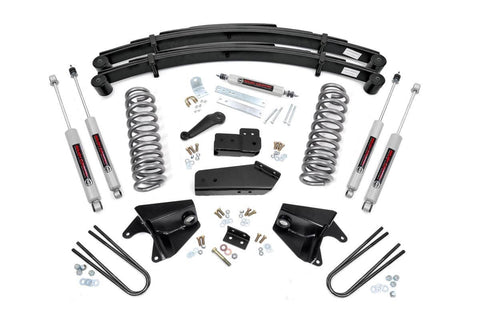 4 Inch Lift Kit | Rear Springs | Ford F-150 4WD | 1980-1996 | Rough Country | 52030