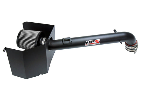 HPS Black Shortram Air Intake + Heat Shield for 2005-2022 Toyota Tacoma 2.7L