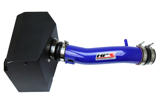 HPS Blue Shortram Air Intake + Heat Shield for 2016-2022 Toyota Tacoma 3.5L V6