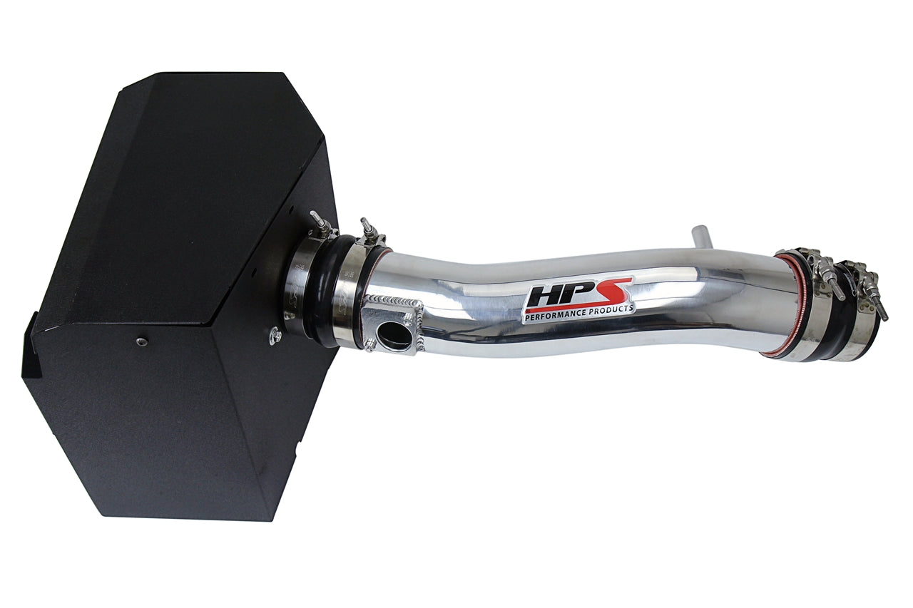 HPS Polish Shortram Air Intake + Heat Shield for 2016-2022 Toyota Tacoma 3.5L V6