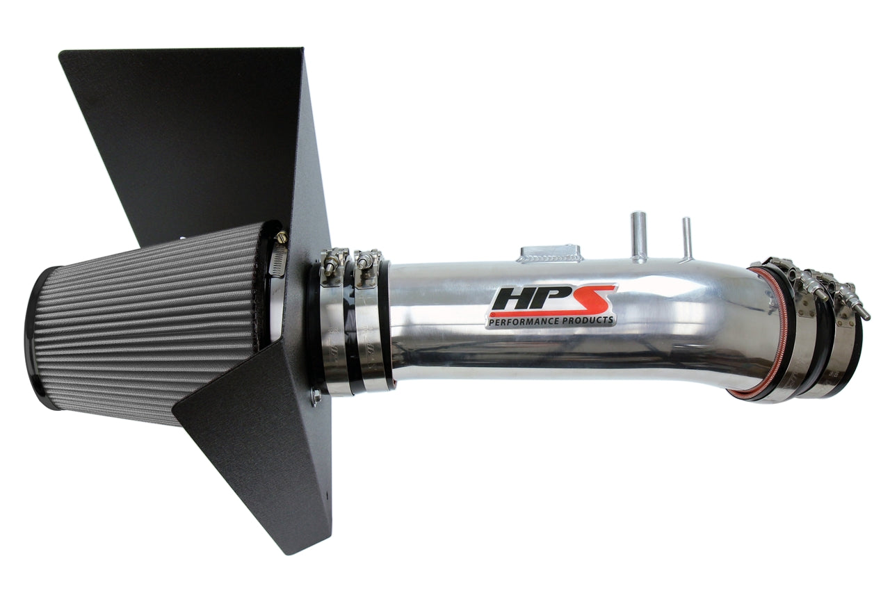 HPS Polish Shortram Air Intake + Heat Shield for 2012-2019 Toyota Tundra 5.7L V8