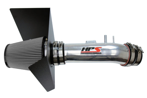 HPS Polish Shortram Air Intake + Heat Shield for 2012-2019 Toyota Tundra 5.7L V8
