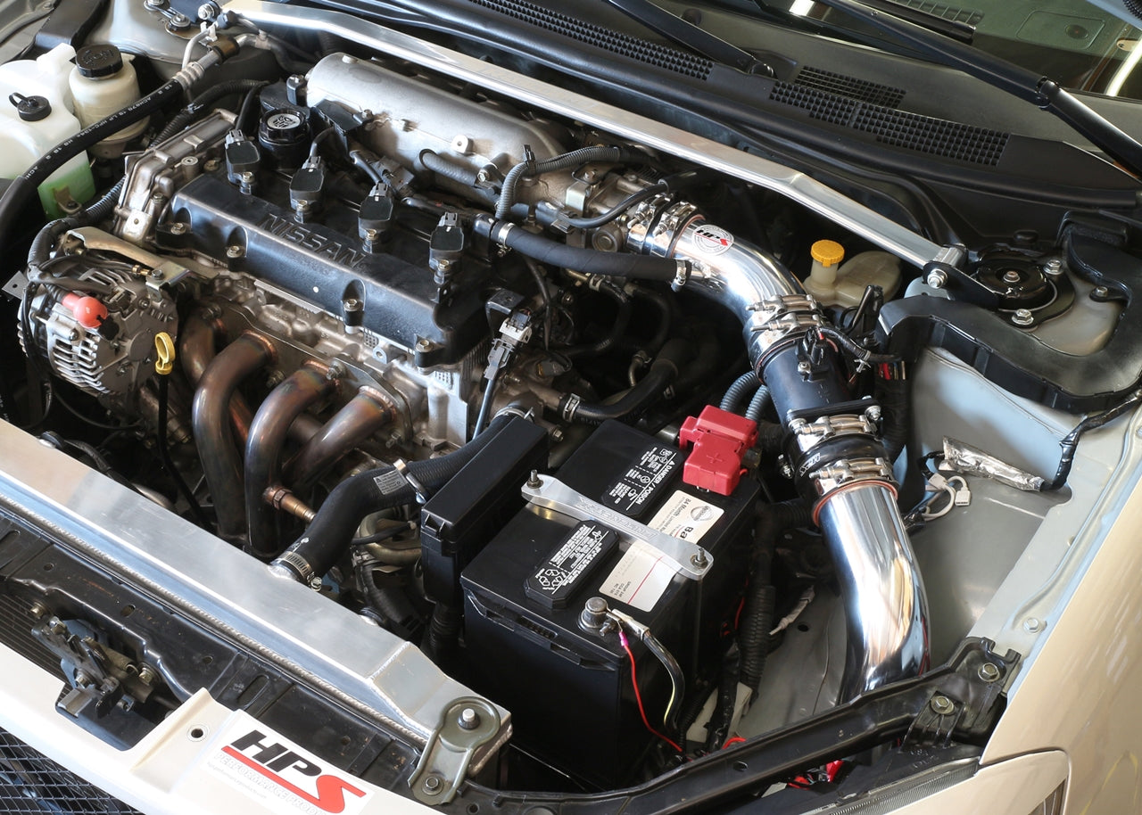 HPS Polish Cold Air Intake for 2002-2006 Nissan Altima 2.5L 4Cyl