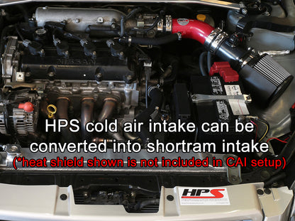 HPS Red Cold Air Intake for 2002-2006 Nissan Altima 2.5L 4Cyl