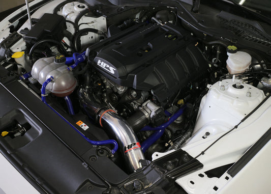 HPS Polish Cold Air Intake for 2015-2020 Ford Mustang Ecoboost 2.3L Turbo